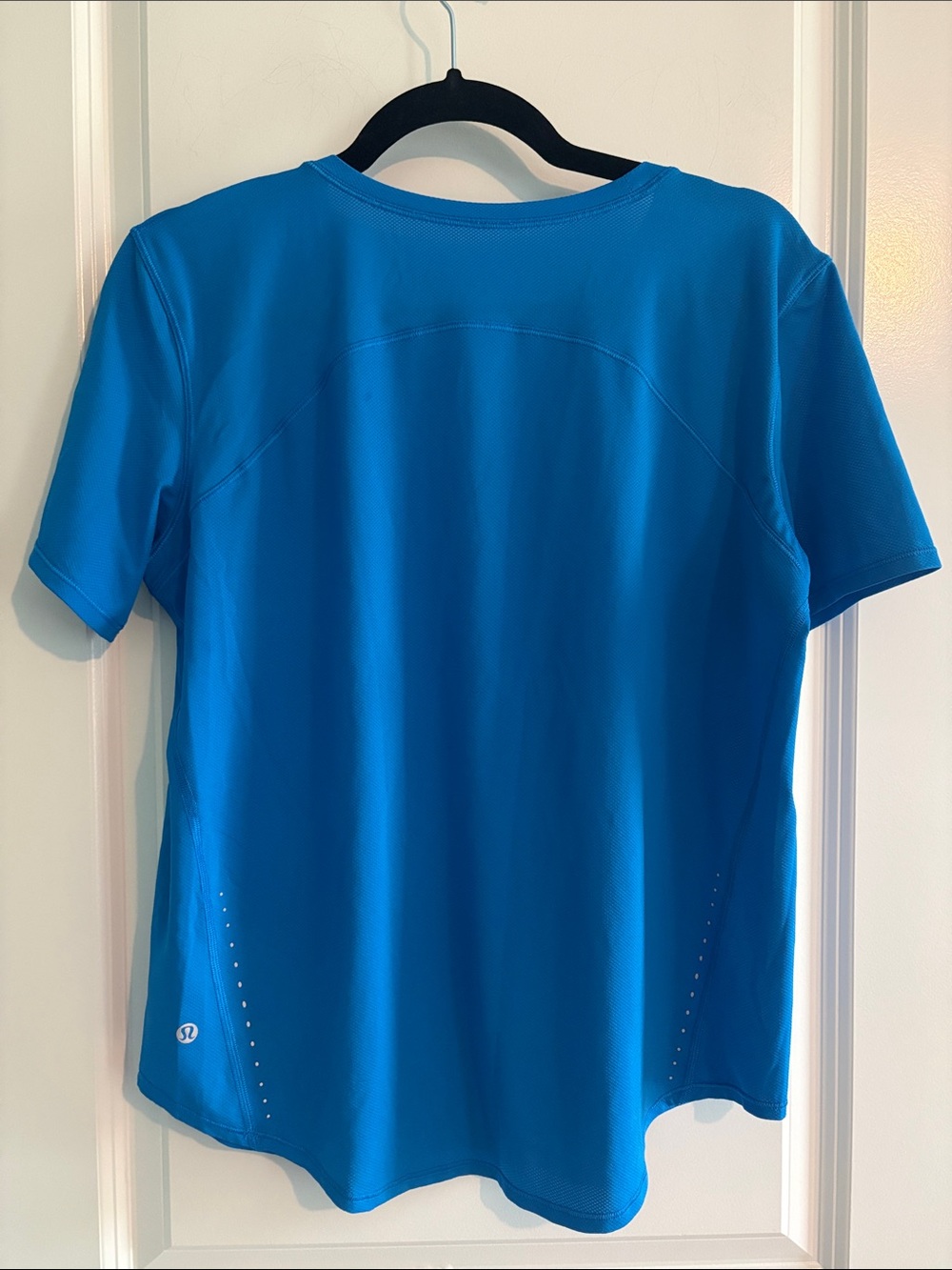 Lululemon High Neck Running and Training Top in Poolside Blue Size 10 - Picture 4 of 6